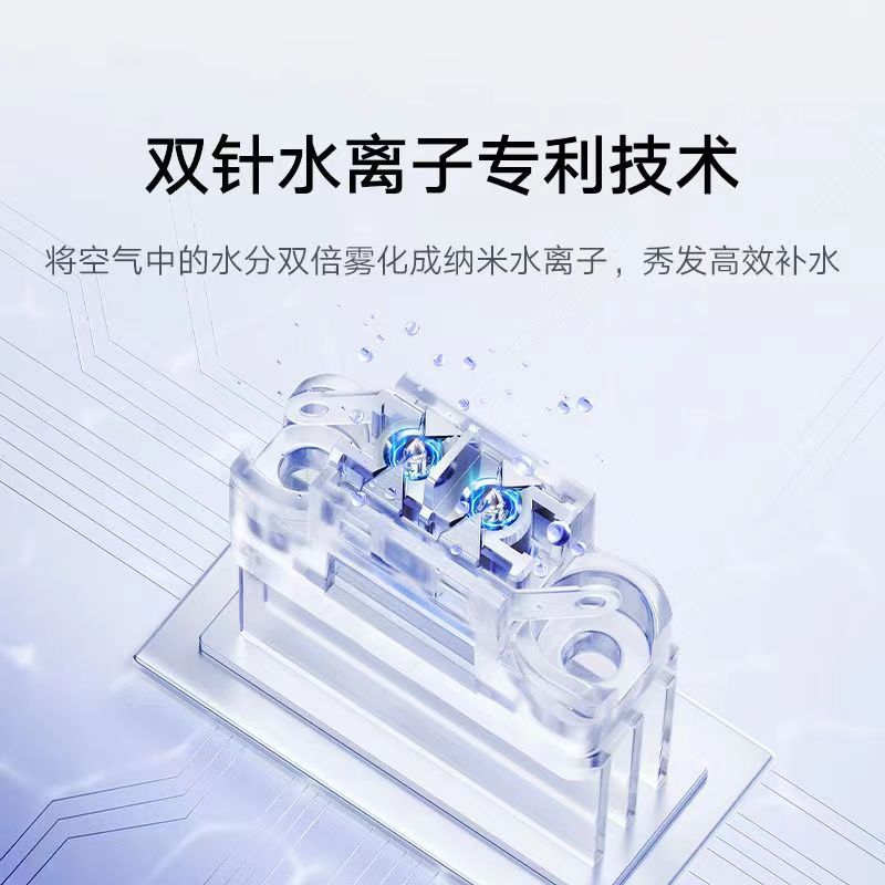 米家小米高速水离子吹风机H701 家用大风力电吹风 大功率速干降噪 双水离子护发 银河灰 教师节礼物高清大图