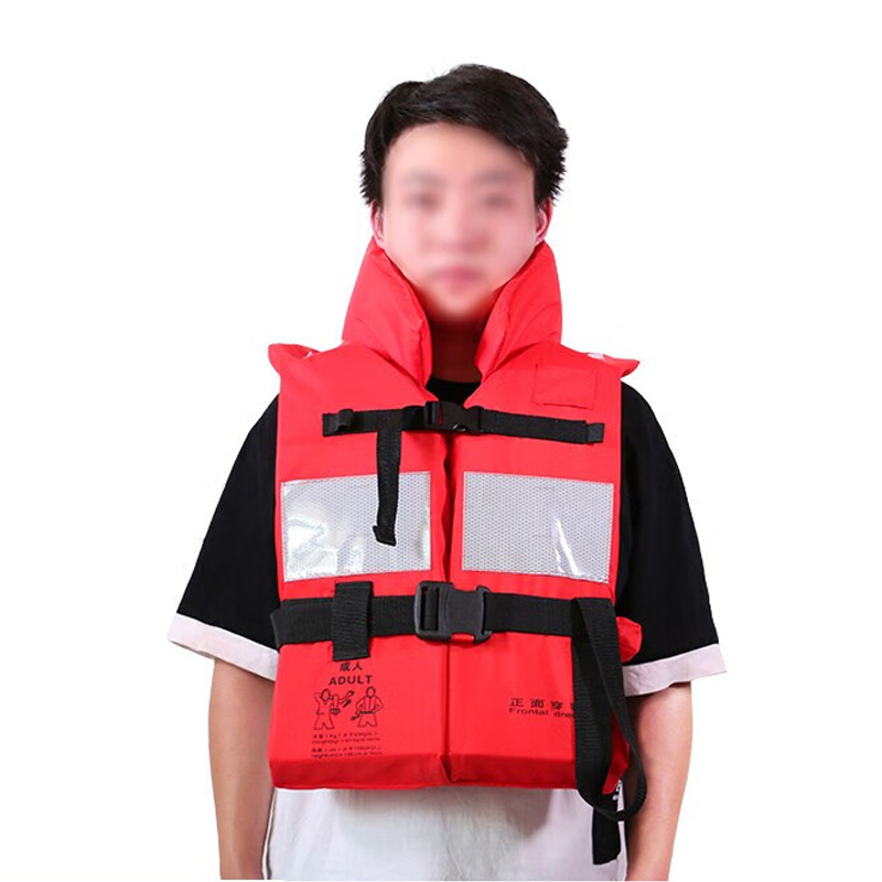 酷博睿coobery 船用工作救生衣救生服带救生衣灯(JHY-IV船用救生衣CCS认证150N带领子)高清大图