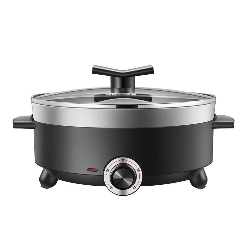 苏泊尔 电火锅 多功能电煮锅不粘电火锅4L不粘电热锅旋钮控温【4升容量 4段火力调节】H28YK12