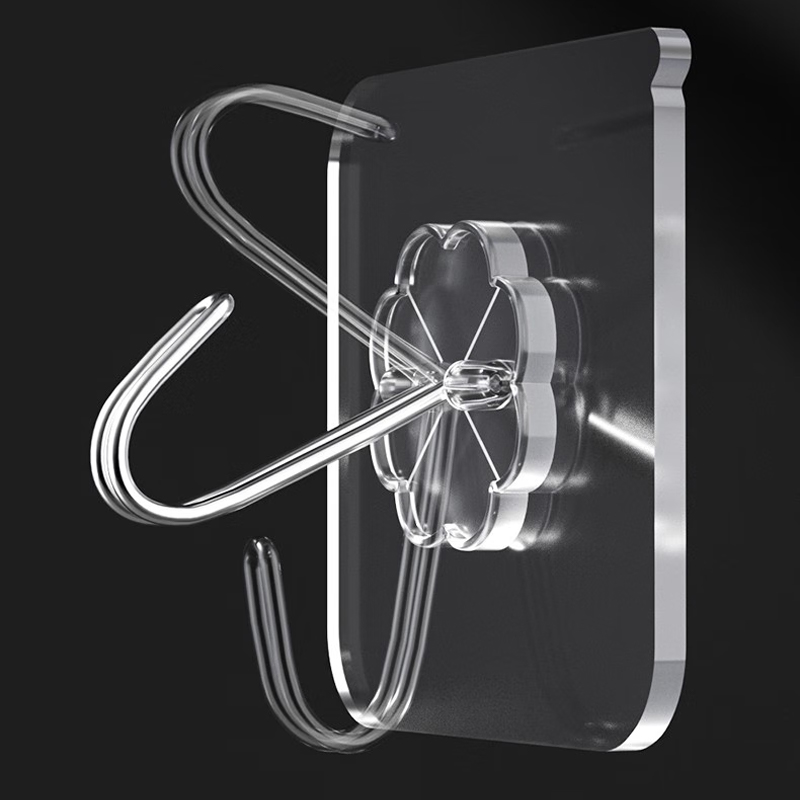 海亚森M1C01 MAX透明粘钩 50个/包高清大图