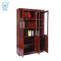 [万保] 油漆文件柜 现代中式办公柜 三门文件储物柜