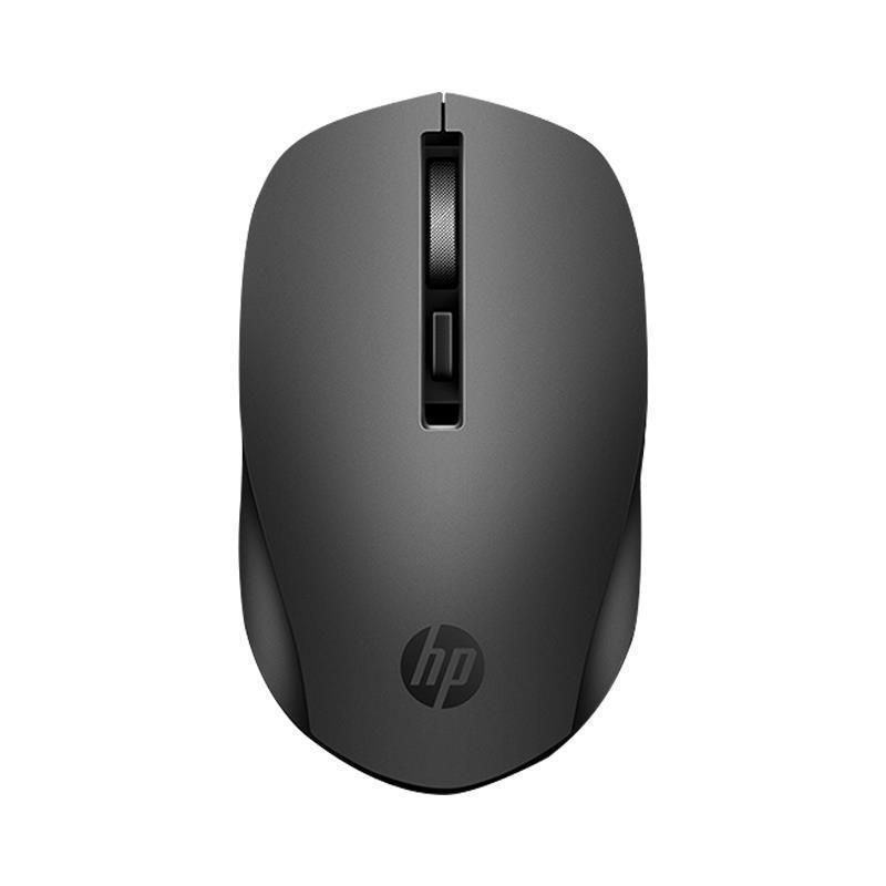 惠普(HP) S1000 plus 无线鼠标 台式电脑办公笔记本家用无线鼠标 黑灰色(静音鼠标)