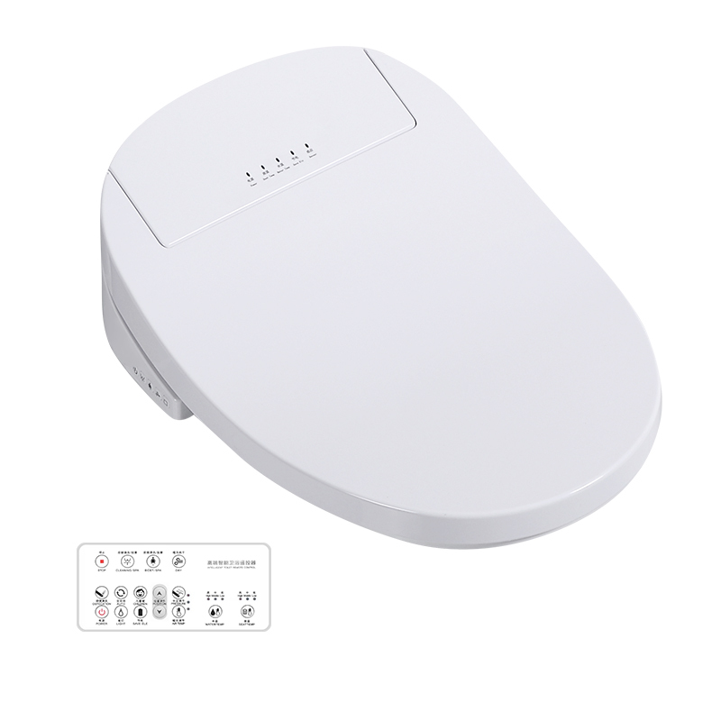 日本智能马桶盖板全自动家用坐便洁身器即热式暖风烘干带遥控|V型标准51cm(遥控款)
