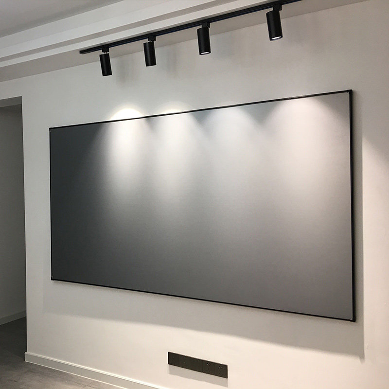 菲涅尔抗光硬屏 适用当贝s7 x7 ultra max pro 三色激光电视投影仪硬屏 免打孔磁吸长焦家用投影抗光幕布