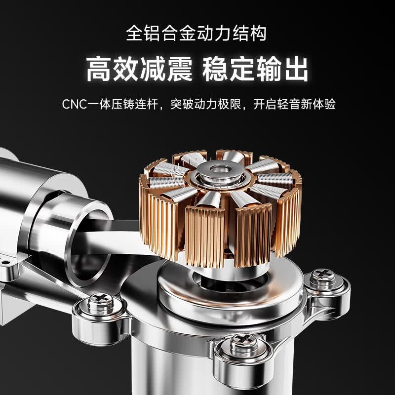 云康宝(Yolanda)筋膜枪按摩器 强劲肌肉放松缓解酸痛按摩 灰色(单位:个)高清大图