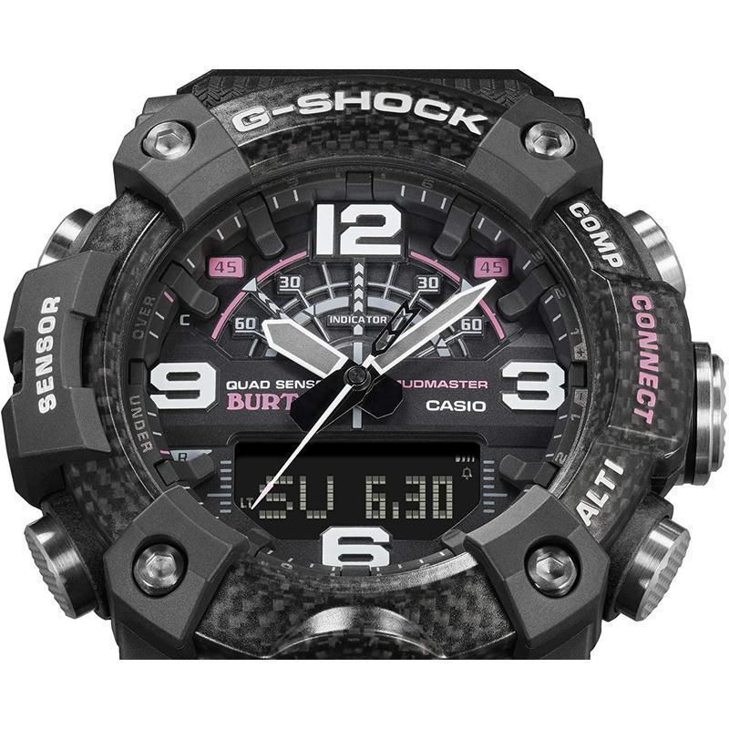 卡西欧(casio)g-shock手表 burton联名防震防水四重感应蓝牙连接功能