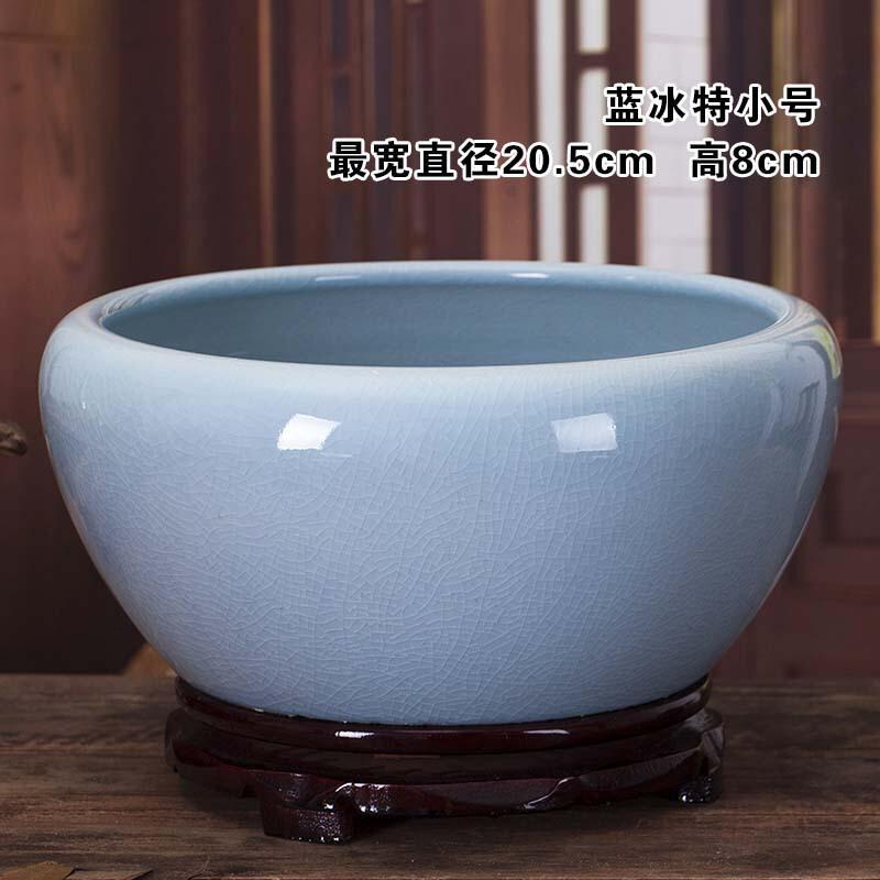 陶瓷鱼缸乌龟缸大号桌面金鱼缸睡碗莲盆缸花盆水仙瓷盆