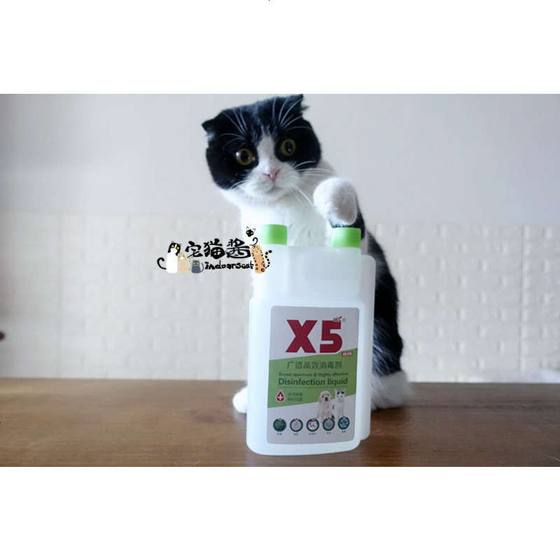 宅猫酱 X5高效消毒剂500ml 宠物狗窝猫舍消毒液