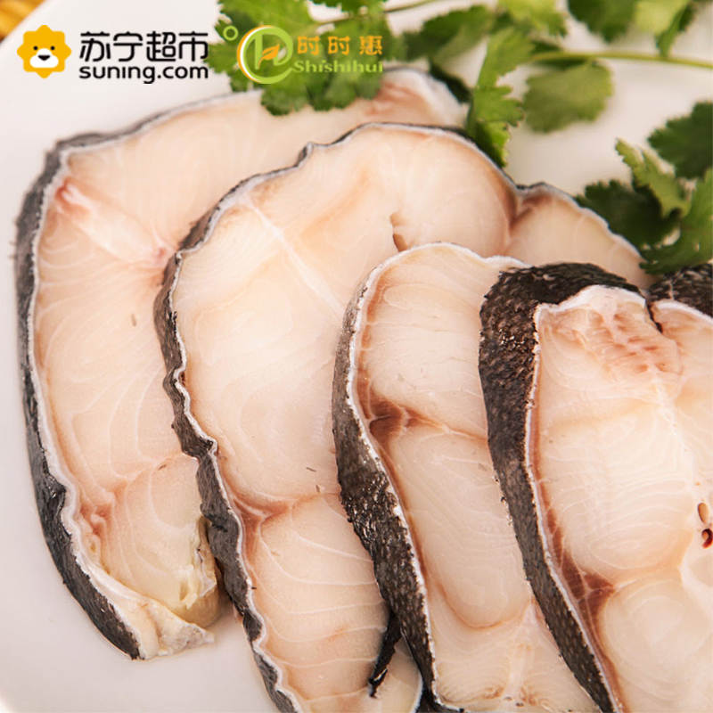 时时惠 阿拉斯加黑鳕鱼块400g