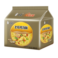 【白象旗舰店】白象方便面 珍骨汤老母鸡汤味102g*5袋泡面煮面方便速食