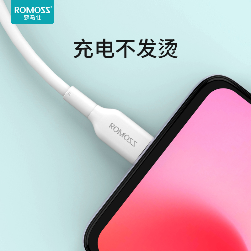 罗马仕C-TO-C数据线Type-C适用于MacBook小米笔记本充电线PD快充