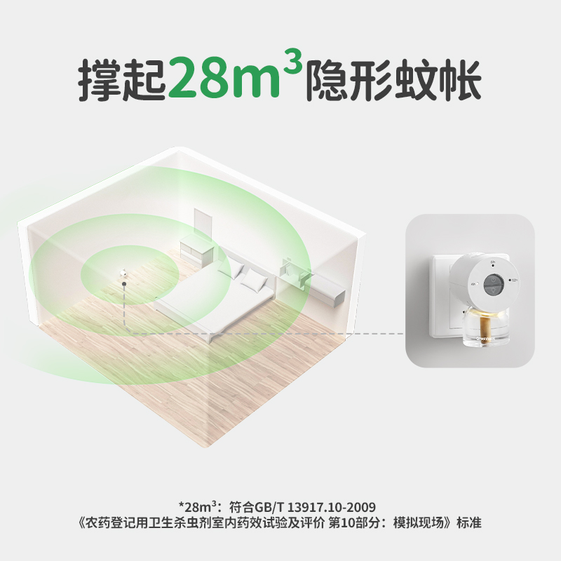 GREENNOSE绿鼻子 电热蚊香液加热器定时款高清大图