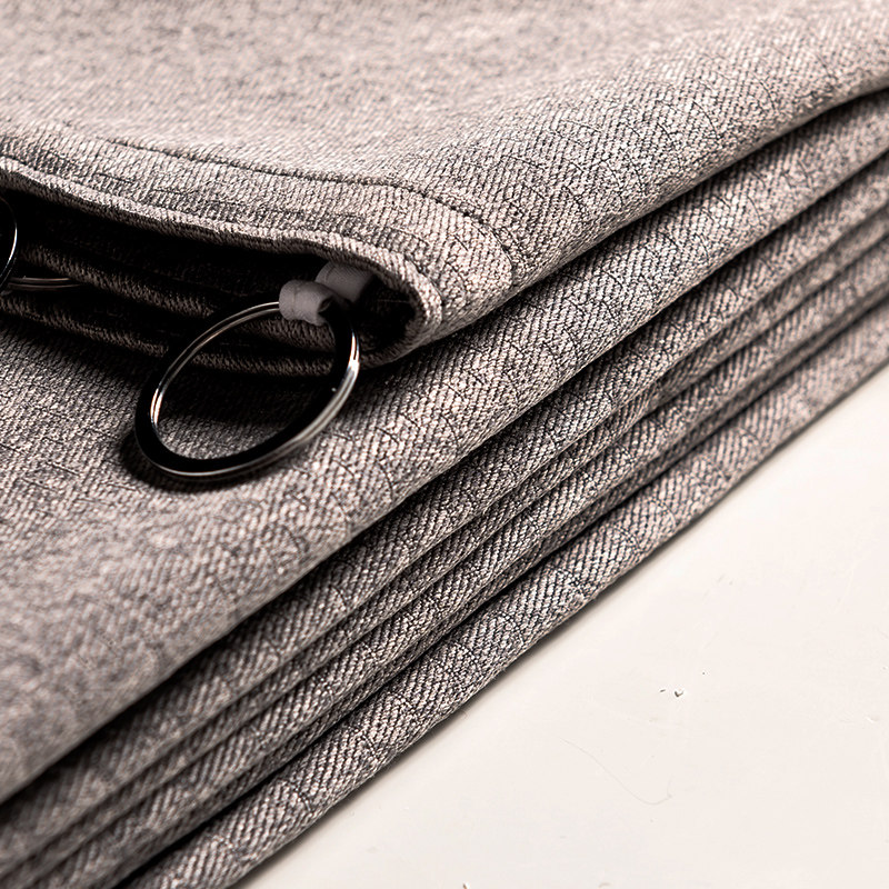 采馨定制窗帘2026新款卧室办公室挡帘现代简约免打孔遮光帘高清大图