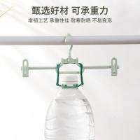 茶花(CHAHUA) 0702 衣架 挂裤架 15只装 (单位:只) 灰色、绿色