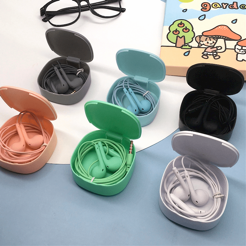 优束高颜值圆孔通用耳机oppo小米vivo苹果有线入耳式耳塞高音质耳机