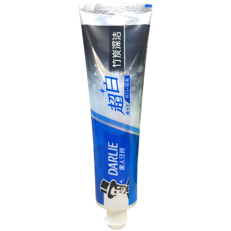 芳美达 DARLIE好来(原黑人)牙膏超白竹炭深洁翠竹香型 清新口气 190G 一支装高清大图