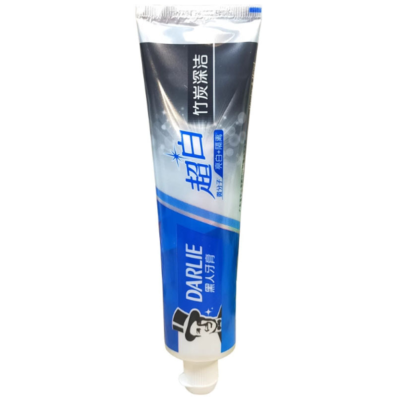 芳美达 DARLIE好来(原黑人)牙膏超白竹炭深洁翠竹香型 清新口气 190G 一支装
