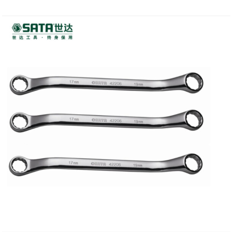 世达五金工具 全抛光双梅花扳手 42222 9*11mm