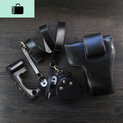 NEW LAKE适用Fujifilm/富士X-T4相机包 xt4半套底座 复古皮套手柄 保护套NEW L 黑色数码相机包