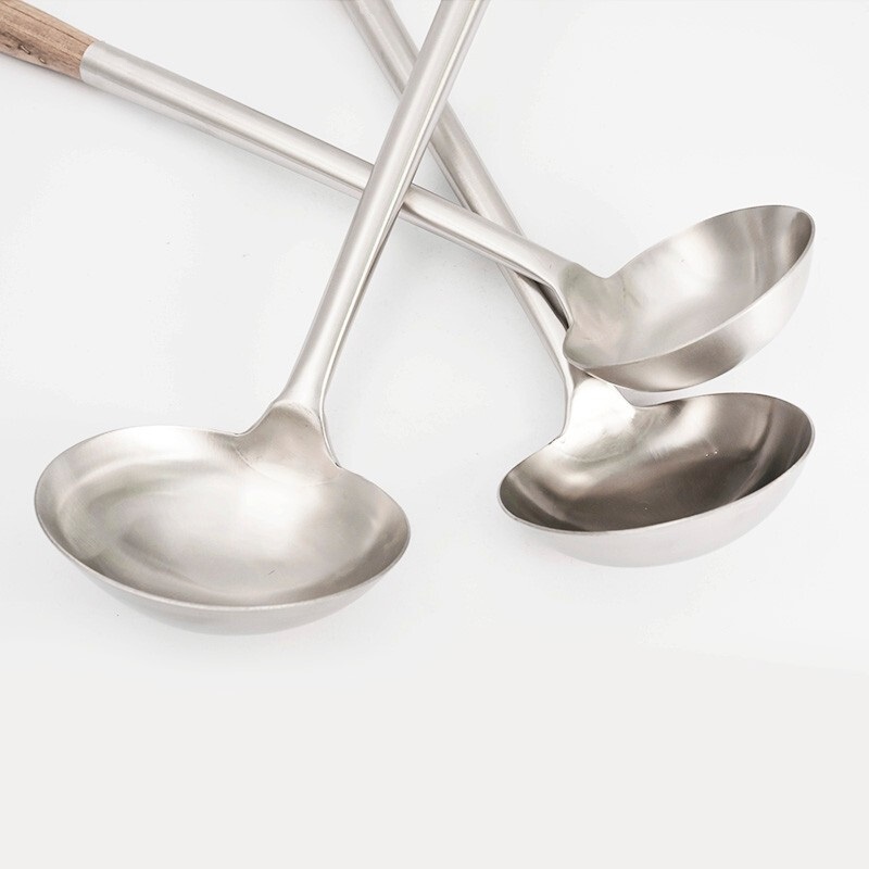 不锈钢炒勺 55*13.6cm高清大图