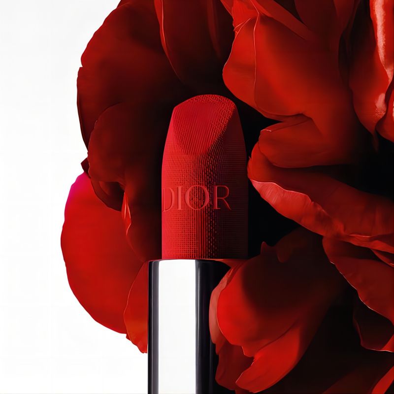 迪奥(Dior) 烈艳蓝金唇膏999丝绒 3.5g高清大图