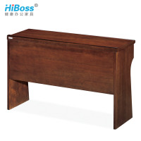 HiBoss 油漆会议桌培训桌双人长条桌木皮油漆条形桌学生课桌