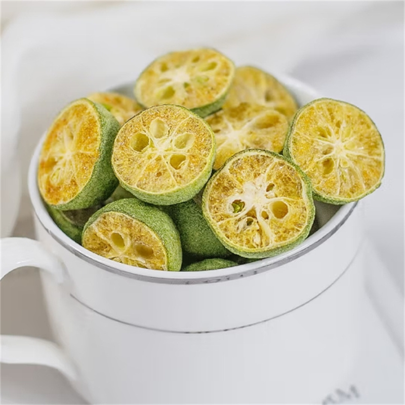 甄选青柠100克干茶花茶小金桔干精选柠檬百香果茶煮水泡茶另售橙子片高清大图