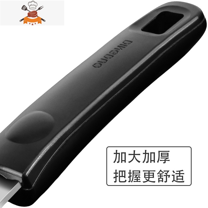 四孔炒锅锅把手手柄配件防烫通用胶木锅柄可拆卸耐热炒勺马勺锅把 敬平 黑色锅具配件高清大图