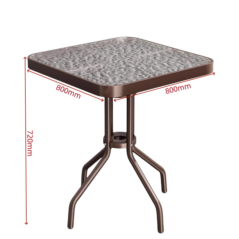 彭梵户外桌子 户外桌餐桌800*800*720mm张