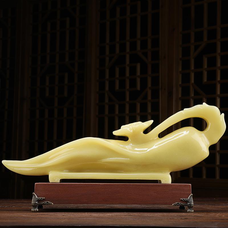 美帮汇玉石人生如意摆件家居电视柜客厅装饰品乔迁新居婚庆贺寿礼品高清大图