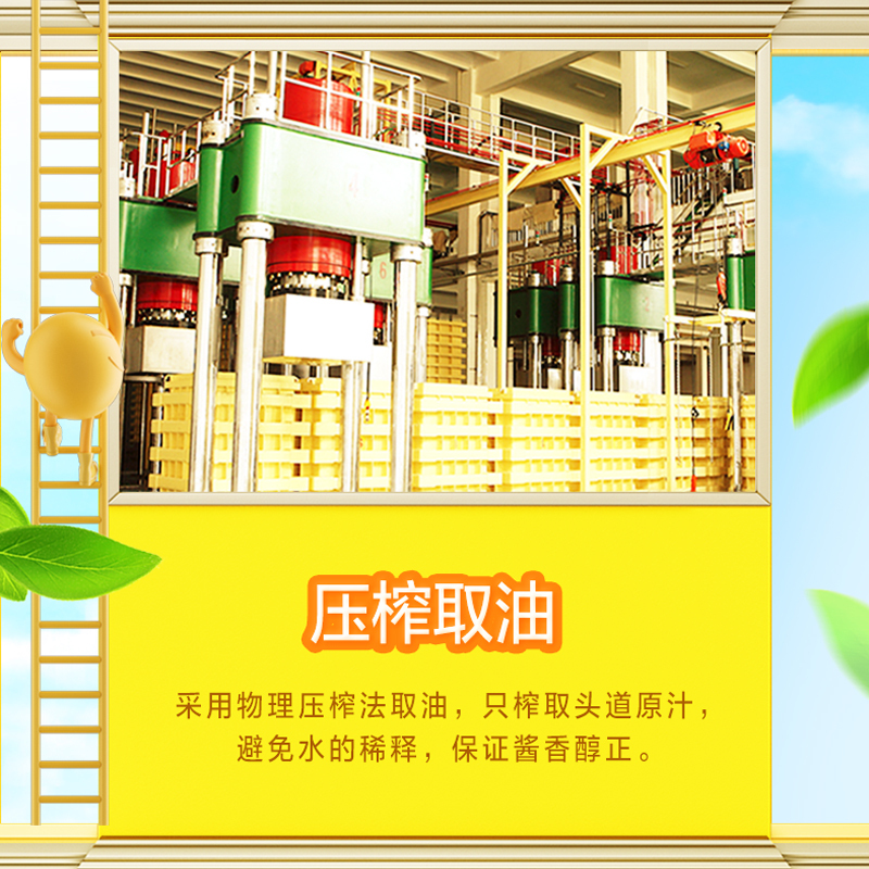 鲁花金标生抽5L增量装酿造酱油餐饮家用炒菜调味酱高清大图