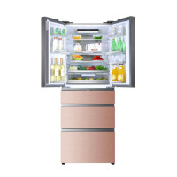 【二手99新】 海尔(Haier) BCD-405WDGQU1 多门冰箱 节能 干湿分储 玫瑰金变频节能 精控微风