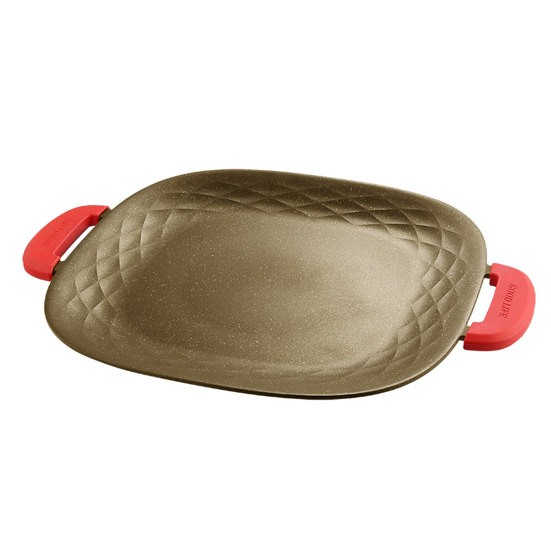 荣事达电烤盘家用室内无烟烤肉专用电烧烤炉多功能韩式不粘烤串机高清大图