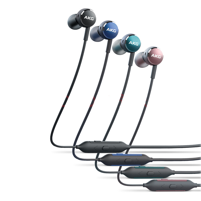 AKG/爱科技 Y100 WIRELESS无线蓝牙颈挂磁吸入耳式耳机HIFI运动绿