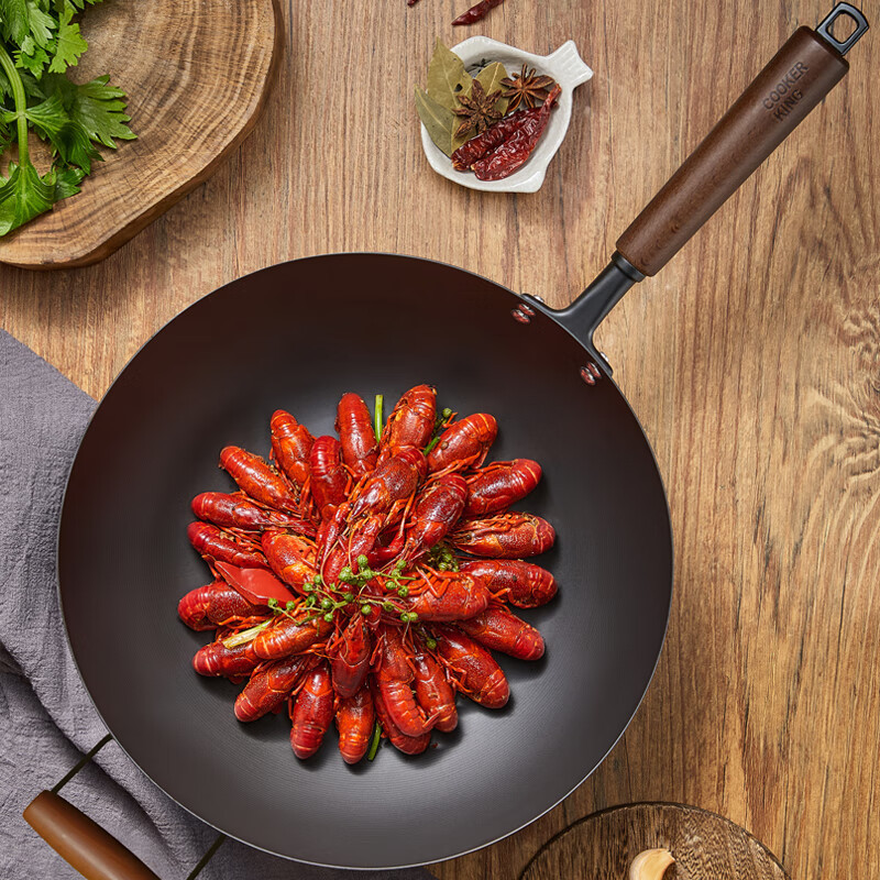 炊大皇(COOKER KING) BZ50557 中华老铁锅系列二代极铁炒锅 34cm (单位:个)高清大图