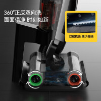 德尔玛(Deerma) 家用无线洗地机VX96除菌吸拖一体拖地机智能感污无边框滚刷拖地 P30吸尘自清洁升级无线双刷