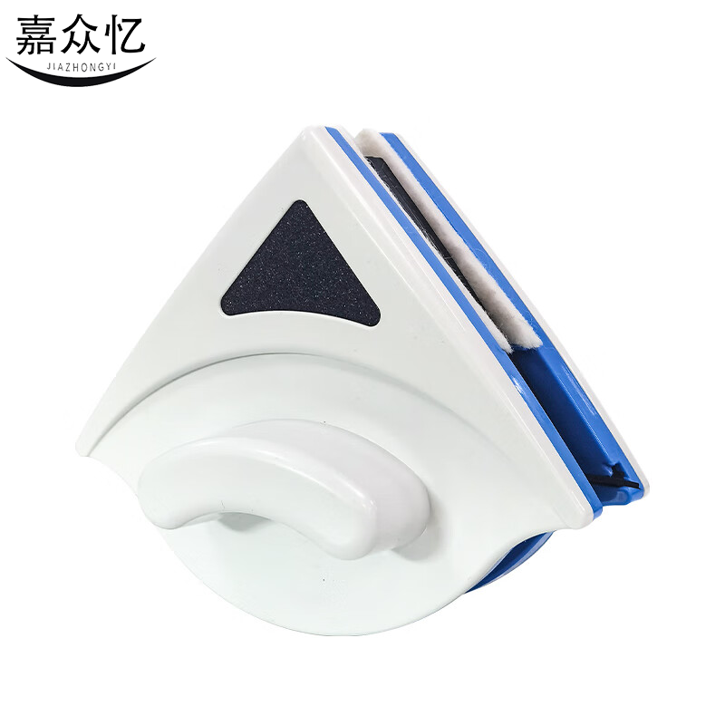 嘉众忆 双面磁性玻璃擦窗器适用3-8mm玻璃蓝色 JZY-BL2503 个高清大图