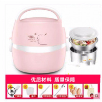 电饭煲可爱一人份电饭锅纳丽雅老款不粘锅老式随身迷离迷你型携带单人 双层咖啡色蒸锅(可以做饭)