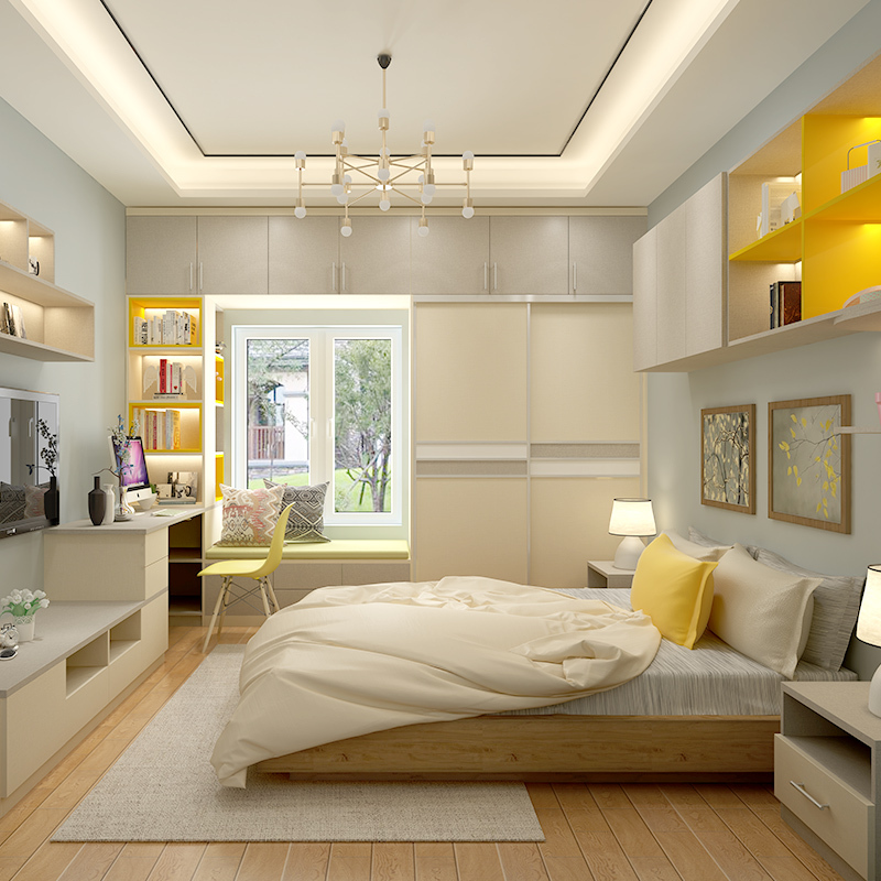 海尔haier home衣柜定制推拉门全屋定制卧室整体衣柜定做h1午后时光3