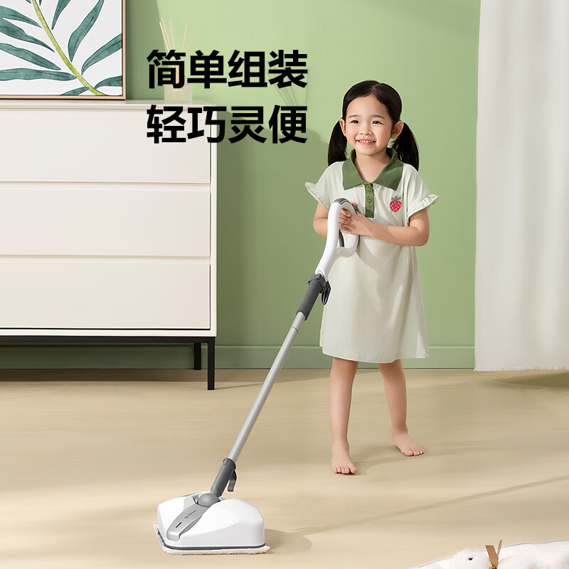 艾美特(AIRMATE)LMS03 蒸汽拖把 家用免弯腰擦地 拖地高温除菌电动手持清洁机高清大图