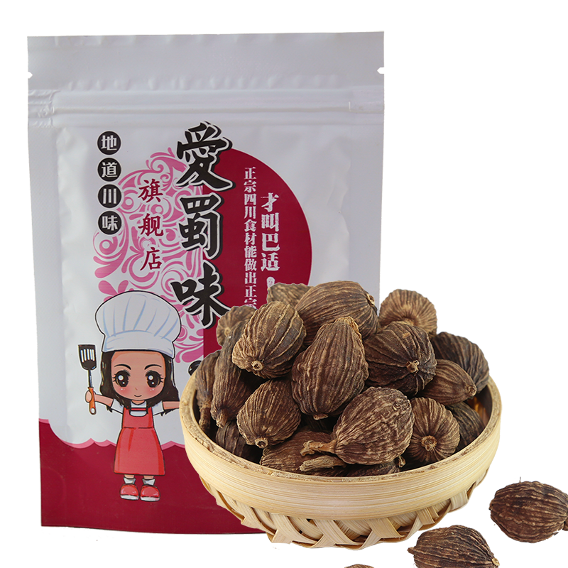 爱蜀味 无硫熏 草果 香料 火锅增香天然卤菜调料炖肉调味50g