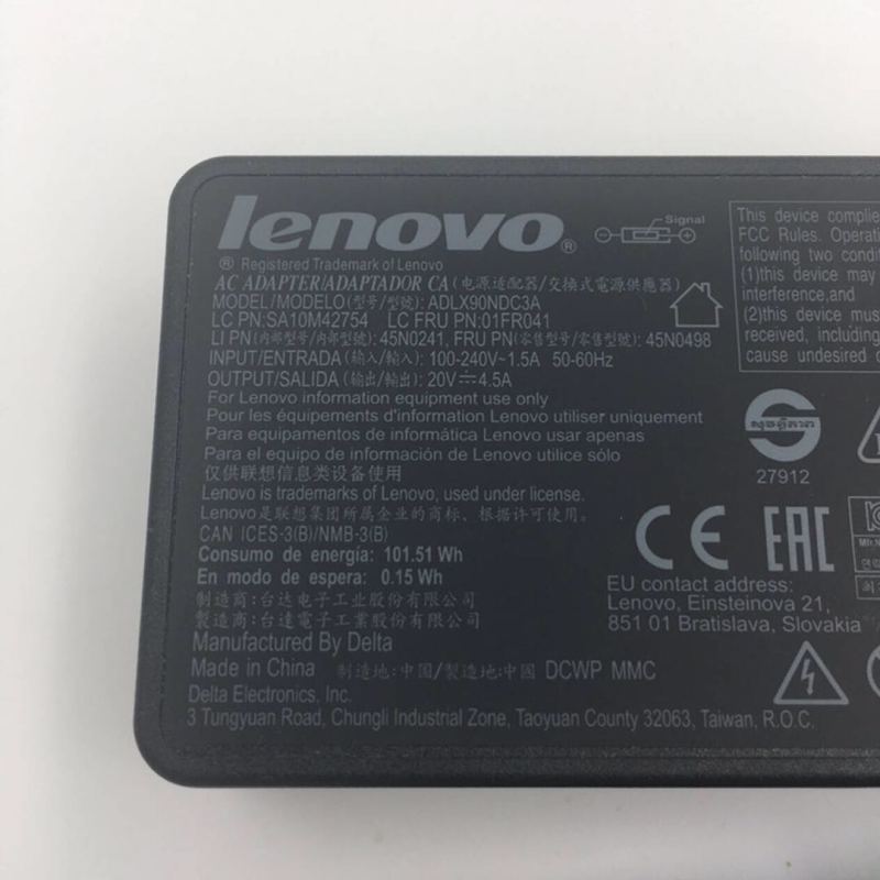 联想 Thinkpad 原装 笔记本电脑充电器 线 电源适配器 方口 昭阳 E4430A 笔记本电源90W DMS