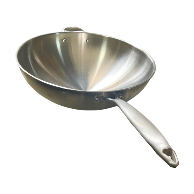 莘煊 304 电磁炉炒锅 40cm个高清大图