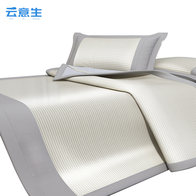 云意生 凉席三件套 1.8米床 套高清大图