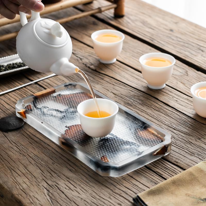 家柏饰(CORATED)松木实杯垫功夫茶具配件茶道零配简约家用小茶盘高清大图