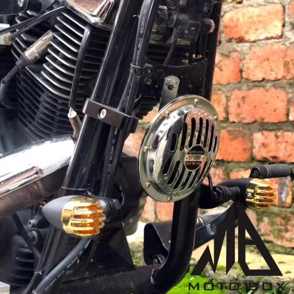 锐远晟 汽车喇叭哈雷摩托车潮流改装大吉普SUV汽车涉水改装超响盆型专用 个高清大图