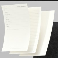 得力(deli) 3306-A4-160张 商务办公笔记本 加大加厚商务皮面本 文具办公用品 (黑色) 5本装
