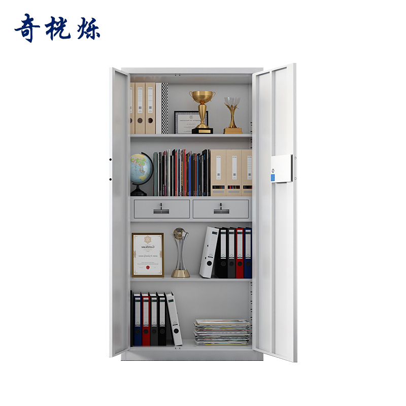 奇桄烁保密柜通体指纹密码锁台高清大图
