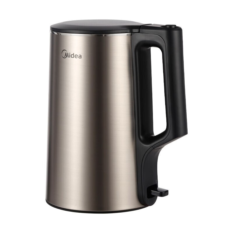 美的(Midea)电水壶家用烧水壶1.7升双层防烫防干烧316不锈钢热水壶 MK-PJ17A01大容量 1.7高清大图