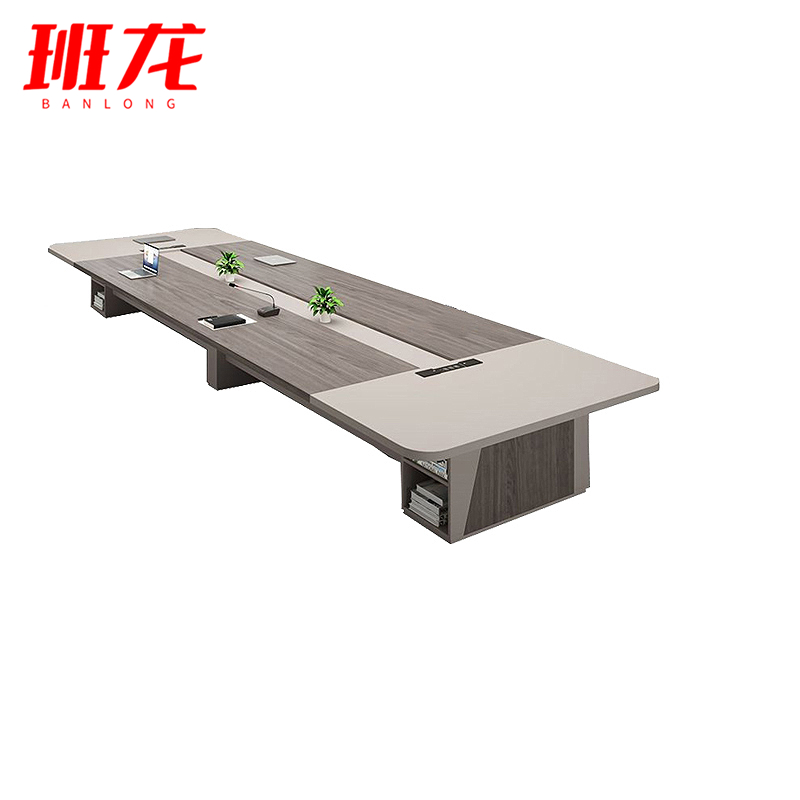 班龙长条培训桌4*1.4m张高清大图